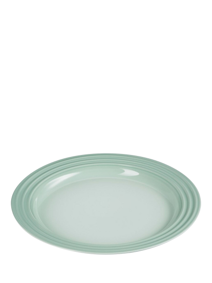 Le Creuset Stoneware Side Plate, 22cm, Sage