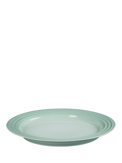 Le Creuset Stoneware Side Plate, 22cm - view 2, Sage
