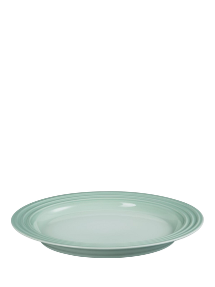 Le Creuset Stoneware Side Plate, 22cm - view 2, Sage