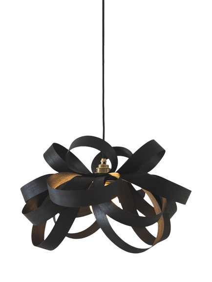 Tom Raffield Skipper Small Pendant Ceiling Light, Dia.46cm, Noctis, Noctis