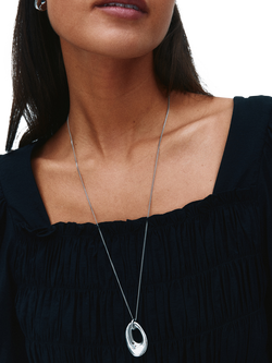 EDBLAD Azura Sculpted Pendant Necklace - view 2, Steel