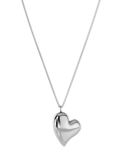 EDBLAD Amorina Long Heart Pendant Necklace, Steel