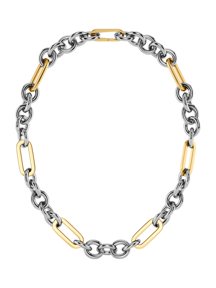 EDBLAD Medley Two Tone Link Necklace, Mixed Metal, Mixed Metal