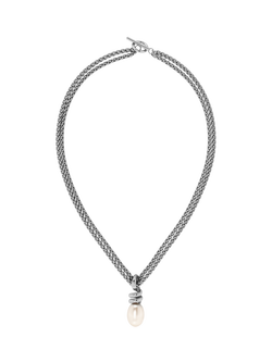 EDBLAD Swivel Pearl Necklace, Steel, Steel