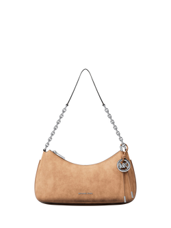 Michael Kors Nolita Medium Leather Shoulder Bag, Peanut, Peanut