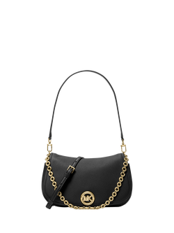 Michael Kors Nolita Medium Leather Multiway Shoulder Bag, Black