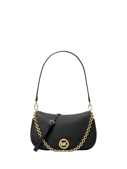Michael Kors Nolita Medium Leather Multiway Shoulder Bag, Black