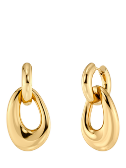 EDBLAD Azura Sculpted Open Hoop Earrings, Gold