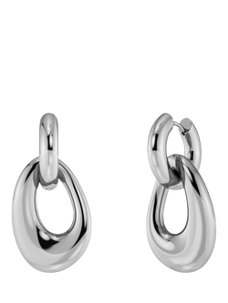 EDBLAD Azura Sculpted Open Hoop Earrings, Steel