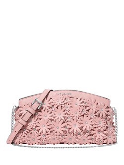 Michael Kors Athena Floral Appliqué Convertible Clutch Bag, Smokey Rose