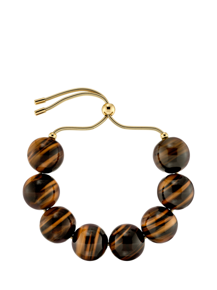 EDBLAD Aura Beaded Bracelet, Gold Tigers Eye, Gold Tigers Eye