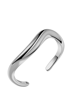 EDBLAD Azura Sculpted Open Bangle, Steel - view 2, Steel