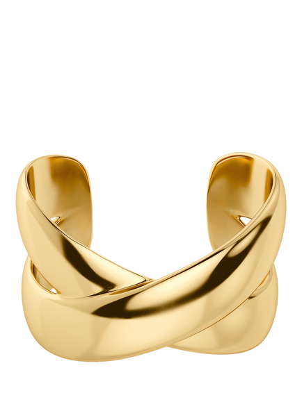 EDBLAD Alexa Crossover Bangle - view 2, Gold