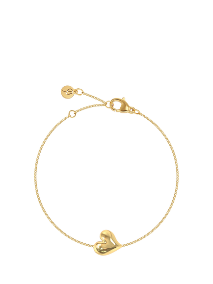 EDBLAD Amorina Heart Chain Bracelet, Gold