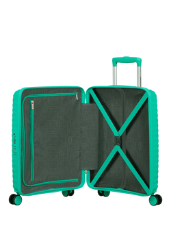 American Tourister Diablast 4-Wheel Cabin Suitcase, 35L - view 2, Aqua Green