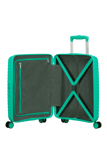 American Tourister Diablast 4-Wheel Cabin Suitcase, 35L - view 2, Aqua Green