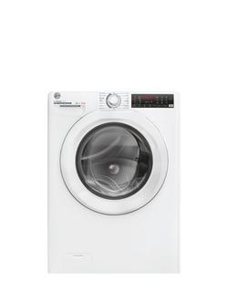 Hoover H-WASH 350 H3WPS 686TAM6-80 Freestanding Washing Machine, 8kg Load, 1600rpm Spin, White, White