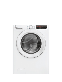 Hoover H-WASH 350 H3WPS 696TAM6-80 Freestanding Washing Machine, 9kg Load, 1600rpm Spin, White, White