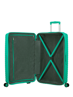 American Tourister Diablast 4-Wheel Large Suitcase, 111L - view 2, Aqua Green