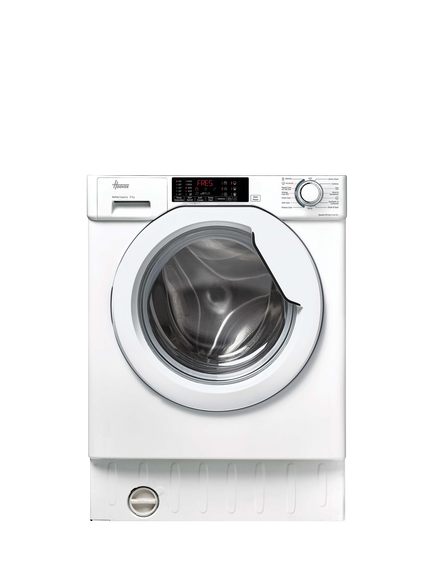 Hoover HBW 48TAMEJ-80 Integrated Washing Machine, 8kg Load, 1400rpm Spin, White, White