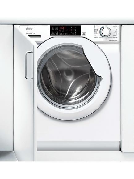 Hoover HBW 48TAMEJ-80 Integrated Washing Machine, 8kg Load, 1400rpm Spin, White - view 2, White