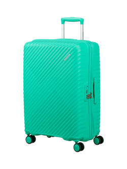 American Tourister Diablast 4-Wheel Medium Suitcase, 91L, Aqua Green