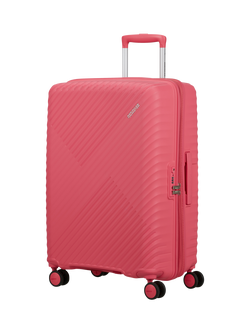 American Tourister Diablast 4-Wheel Medium Suitcase, 91L, Pink
