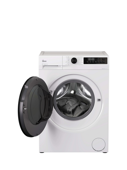 Hoover HBWR 485SB6-80 Freestanding Washer Dryer, 8kg/5kg Load, 1400rpm Spin, White - view 2, White