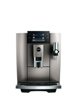 Jura E8 Automatic Bean to Cup Coffee Machine, Silver