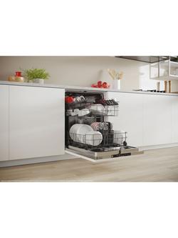 Hoover H-DISH 500 HI4C6F0S-80 Integrated Dishwasher, Silver Bezel - view 2, Silver Bezel
