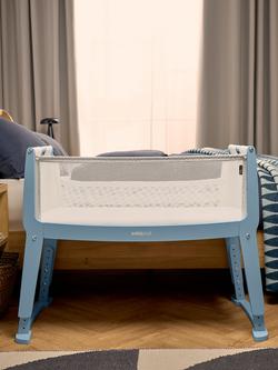 Snüz SnüzPod Studio Bedside Crib - view 2, Santorini Sky