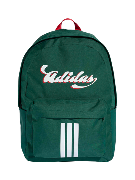 adidas Kids' Tiro Graphic Backpack II, Green, Team Dark Green/Better Scarlet