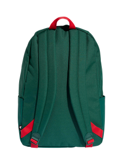 adidas Kids' Tiro Graphic Backpack II, Green - view 2, Team Dark Green/Better Scarlet