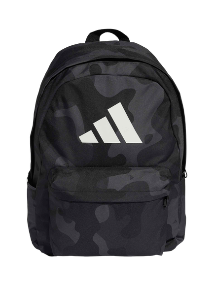 adidas Kids' Camo Backpack, Black, Multicolour/Black/White