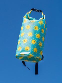 Frugi Kids' Dry Bag Backpack, Sunshine Smiles - view 2, Sunshine Smiles