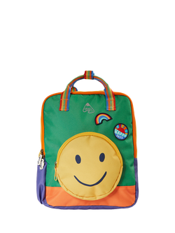 Frugi Kids' Ramble Rainbow Backpack, Happy Hotchpotch, Happy Hotchpotch