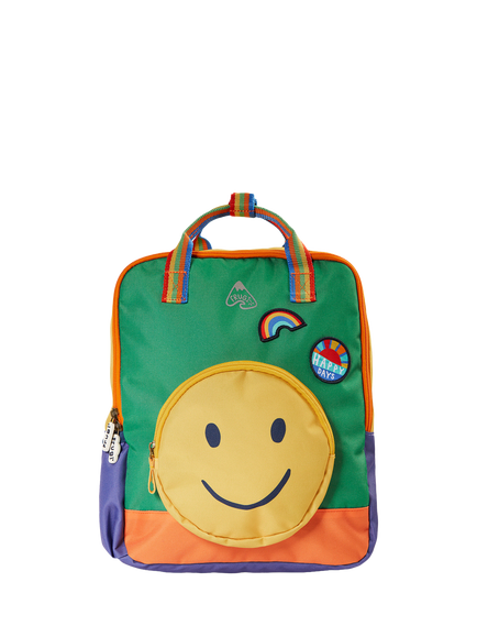 Frugi Kids' Ramble Rainbow Backpack, Happy Hotchpotch, Happy Hotchpotch