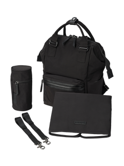 BabaBing! Mani 2 Backpack Changing Bag, Black - view 2, Black