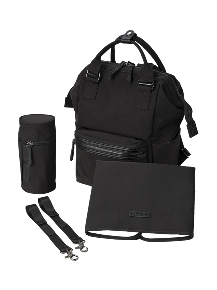 BabaBing! Mani 2 Backpack Changing Bag, Black - view 2, Black