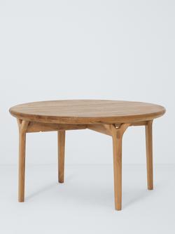 John Lewis X-Ray Round Coffee Table, Oak, Oak