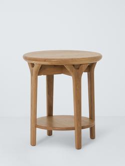 John Lewis X-Ray Side Table, Oak, Oak