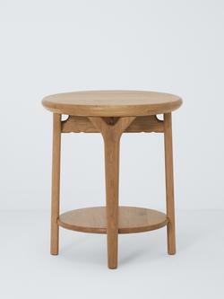 John Lewis X-Ray Side Table, Oak - view 2, Oak