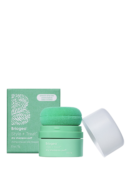 Briogeo Style + Treat Dry Shampoo Puff Universal For All Hair Colours, 15g, 