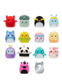 Squishmallows Squish-a-longs Mini-Squish, Style 1/Wave 5, Pack of 14 - view 2, Multi