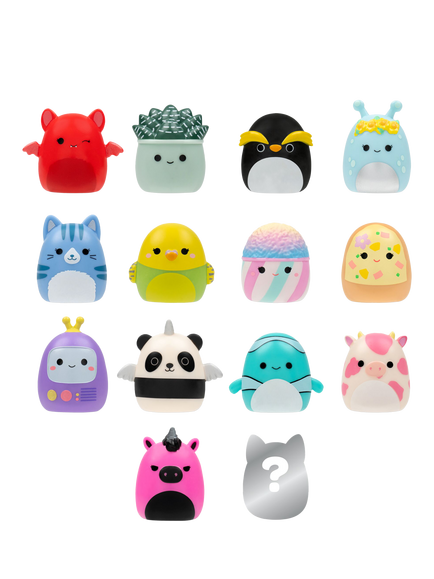 Squishmallows Squish-a-longs Mini-Squish, Style 1/Wave 5, Pack of 14 - view 2, Multi