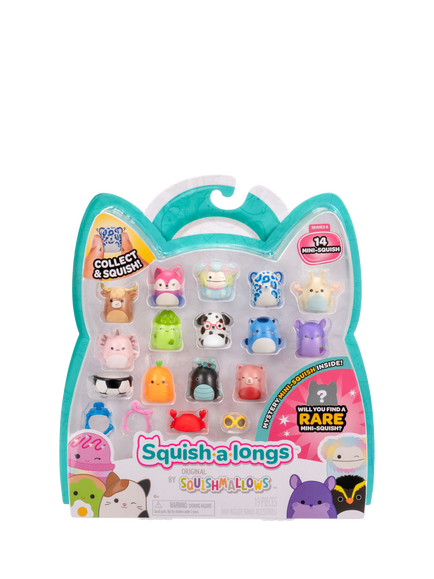 Squishmallows Squish-a-longs Mini-Squish, Style 2/Wave 6, Pack of 14 - view 2, Multi