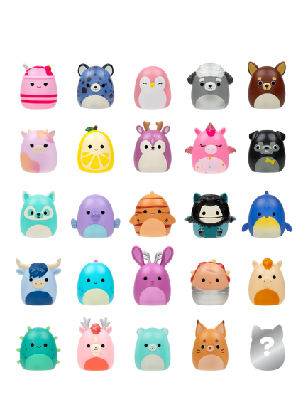 Squishmallows Squish-a-longs Mini-Squish, Style 1/Wave 5, Pack of 25 - view 2, Multi