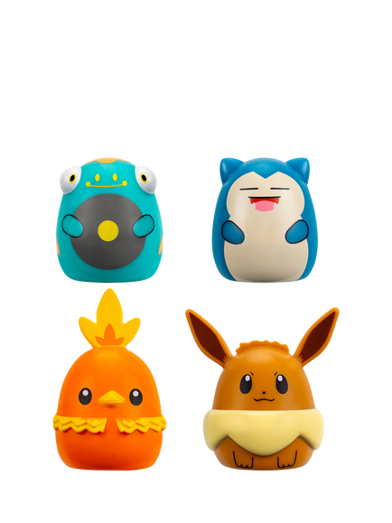 Squishmallows Pokémon Squish-a-longs Mini-Squish, Style 1/Wave 1, Pack of 4 - view 2, Multi