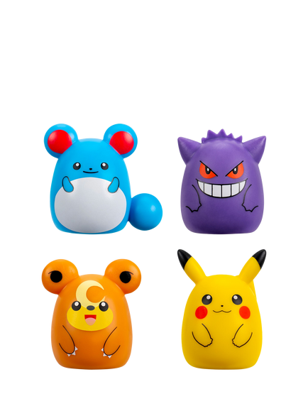 Squishmallows Pokémon Squish-a-longs Mini-Squish, Style 2/Wave 1, Pack of 4 - view 2, Multi