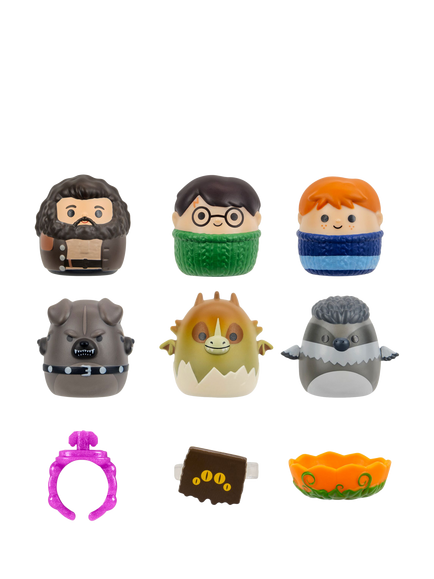 Squishmallows Harry Potter Squish-a-longs Mini-Squish, Style 1/Wave 2, Pack of 6 - view 2, Multi